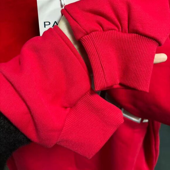 Parke OG Classic Crew Neck School Style | Deep Red with Peony-Colored Letters 🎒 - Picture 7 of 9